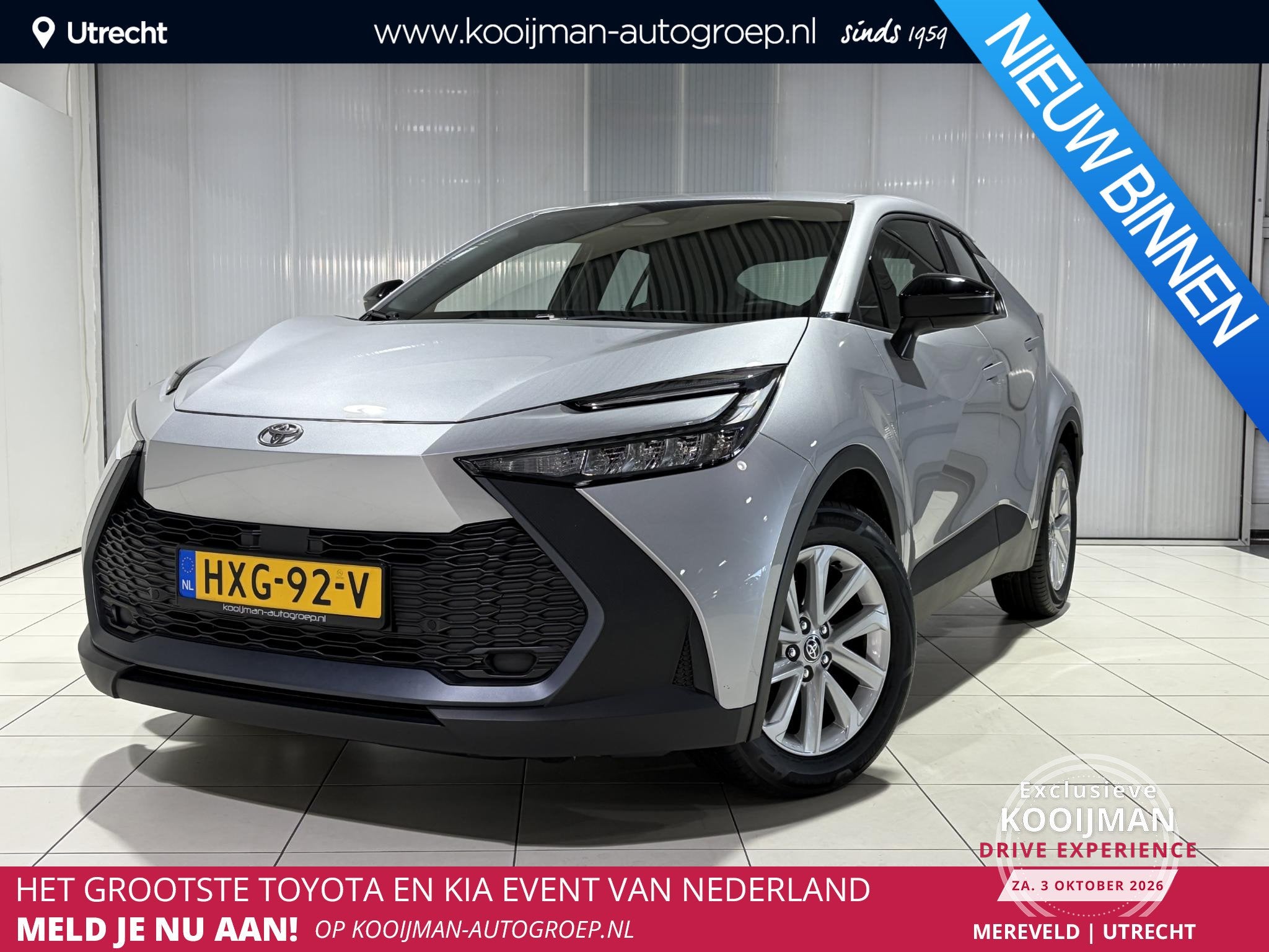 Toyota C-HR 1.8 Hybrid 140 Active, Auto's, Dealer onderhouden, Stof, Euro 6, 4 cilinders