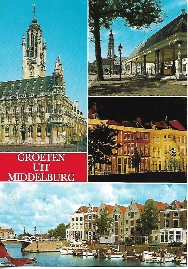 Middelburg- -4-luik., Verzenden, 1980 tot heden, Gelopen, Zeeland