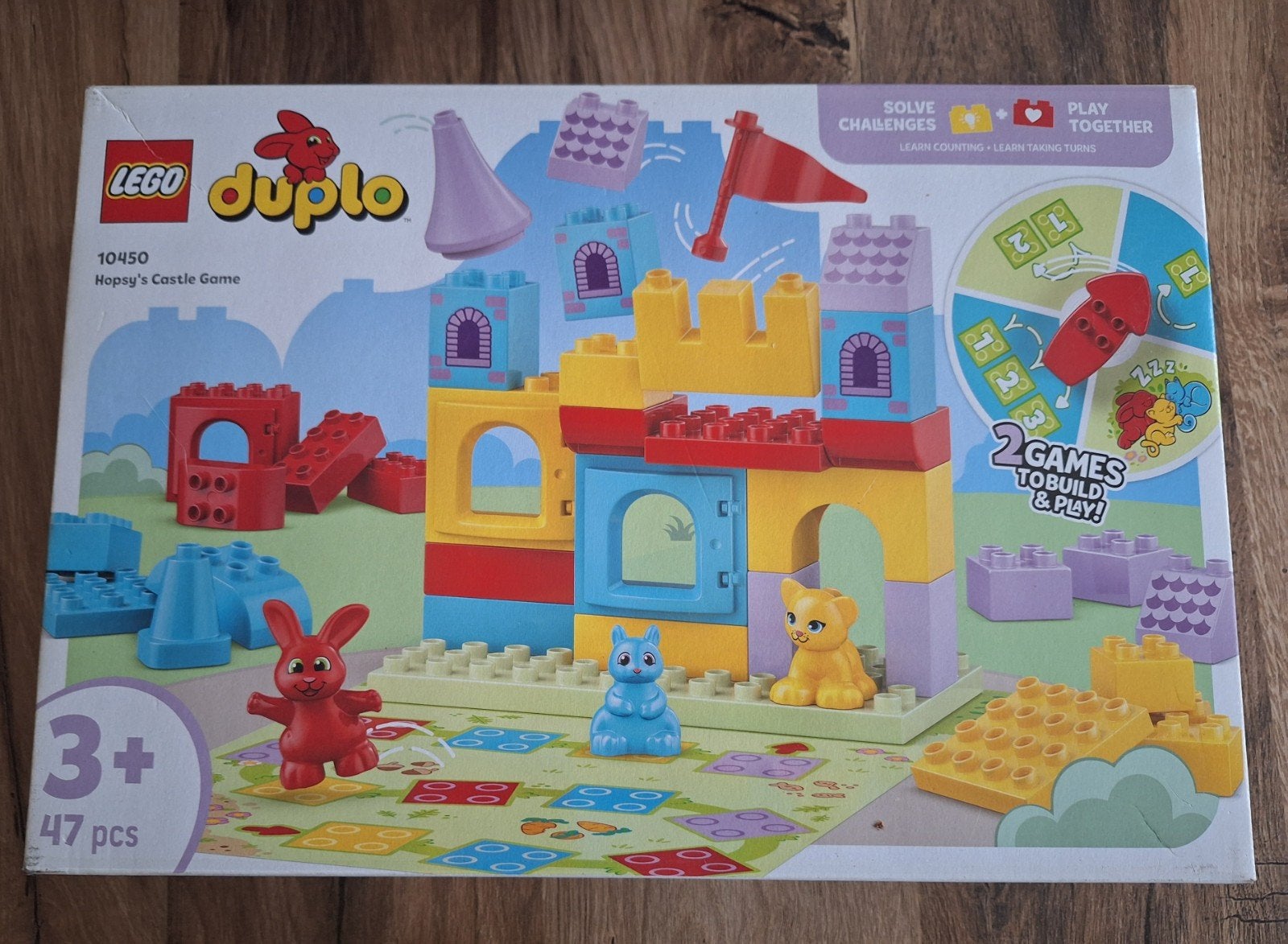 LEGO Duplo 10450 Hopsy's Kasteel Spel - Compleet, Kinderen en Baby's, Speelgoed | Duplo en Lego, Ophalen, Overige thema's, Compleet