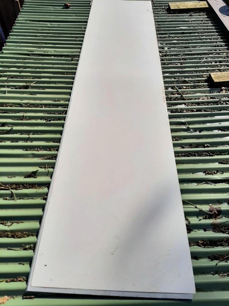 Metalen platen 350 x 80 gecoat stalen platen, Ophalen, Nieuw