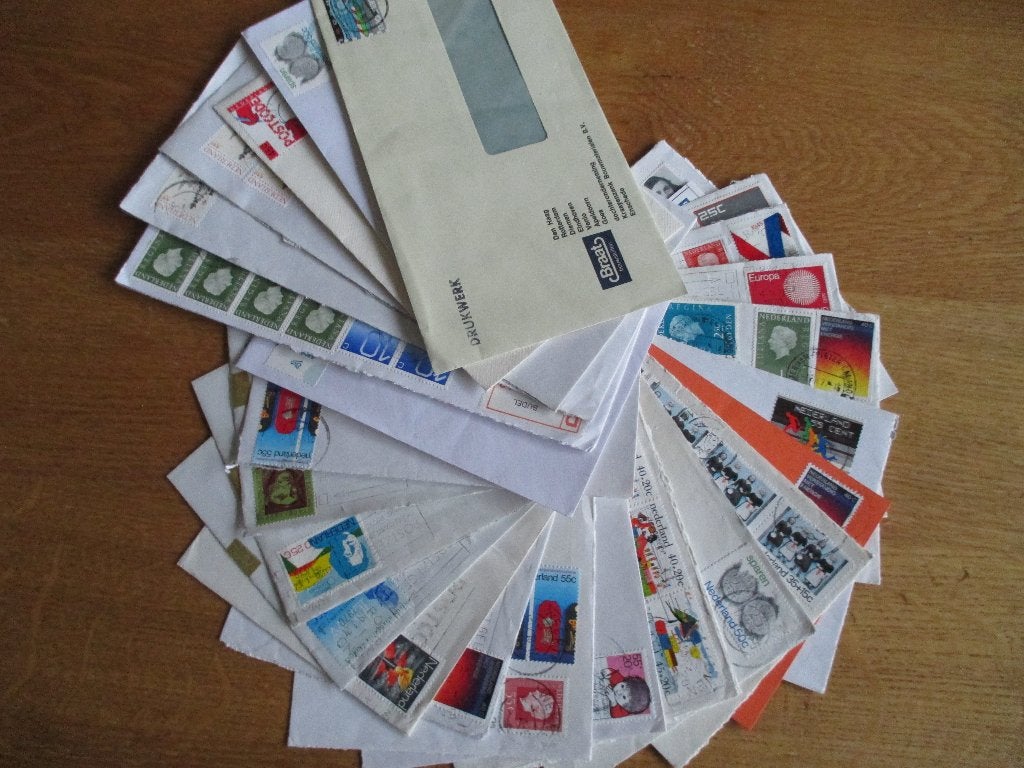 Enveloppe met postzegels Nederland, Postzegels en Munten, Brieven en Enveloppen | Nederland, Ophalen of Verzenden, Envelop