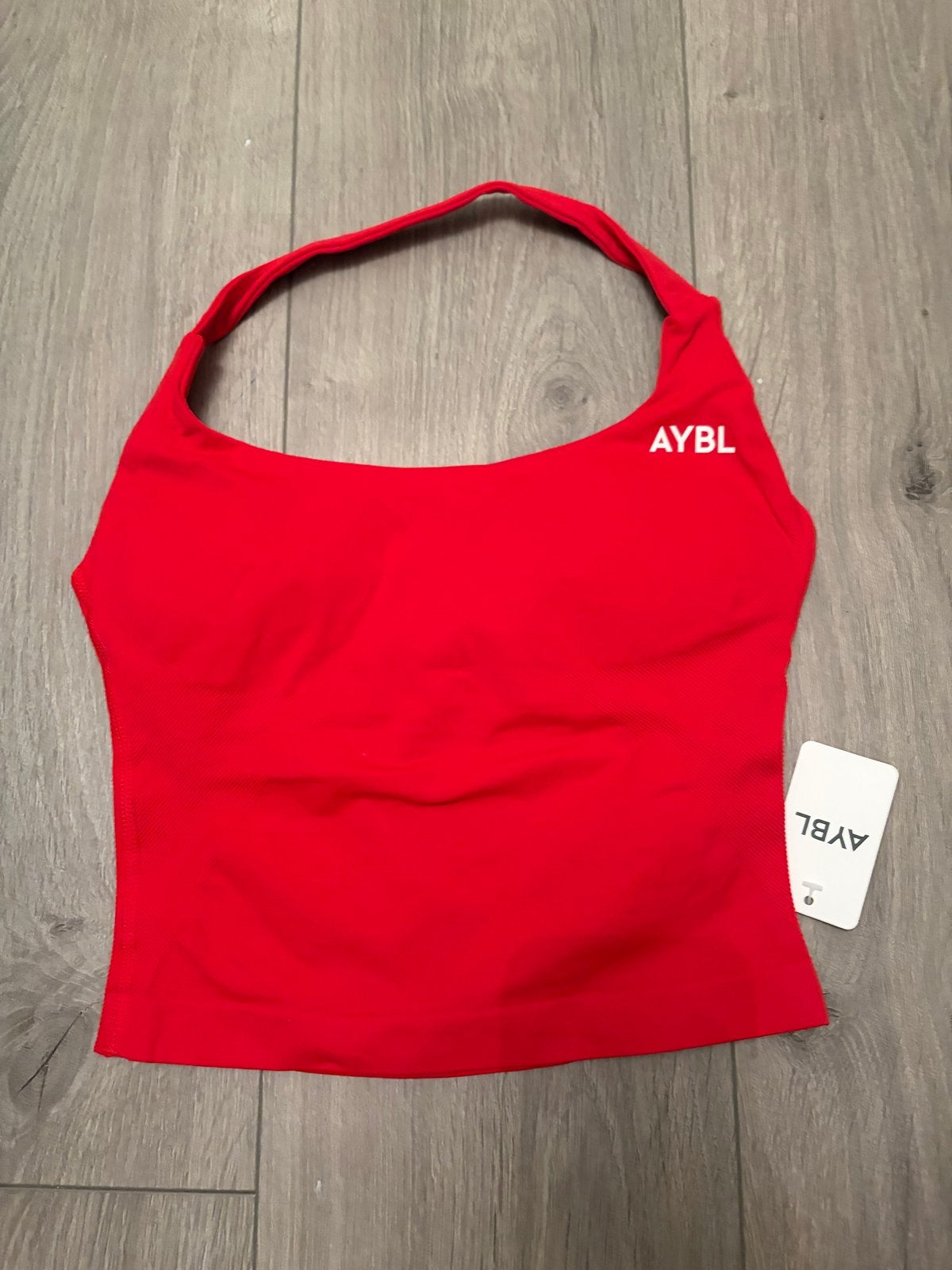 AYBL haltertop rood - nieuw - Maat S, Ophalen of Verzenden, Zo goed als nieuw, Rood, Maat 36 (S)
