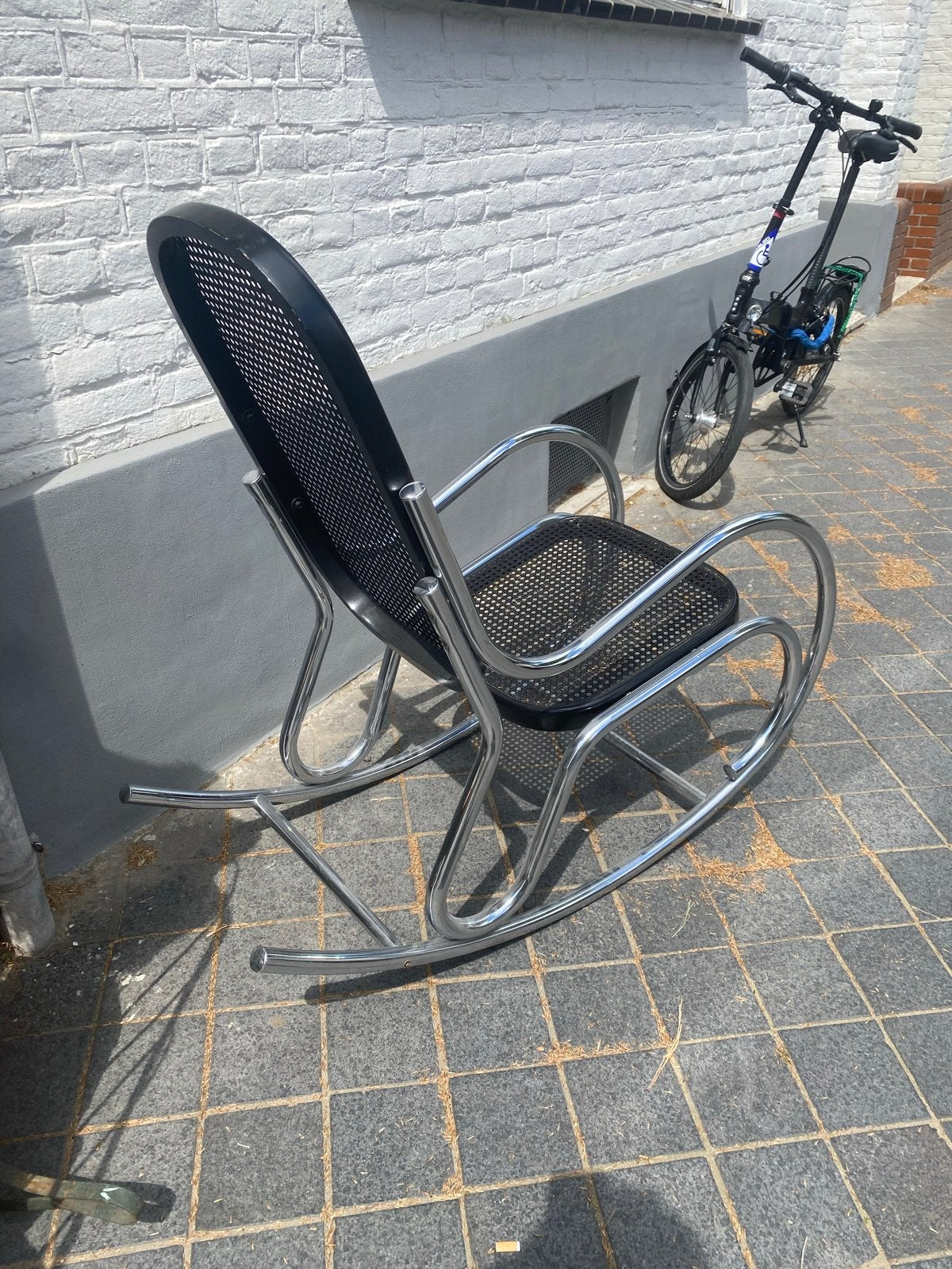 Schommelstoel in Thonet/Breuer-stijl, Ophalen of Verzenden