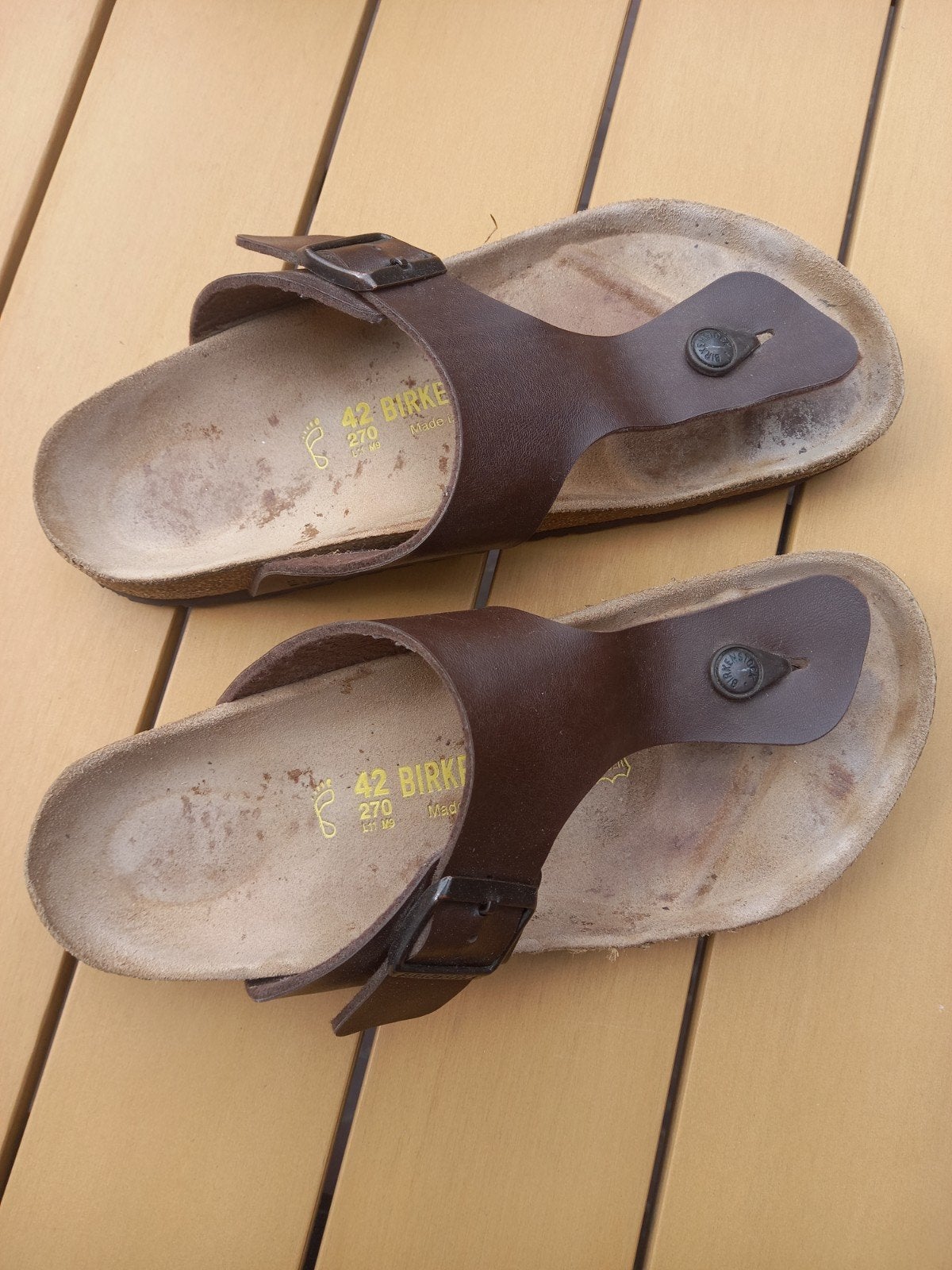 Birkenstock teenslippers maat 42, Kleding | Heren, Schoenen, Ophalen of Verzenden, Zo goed als nieuw