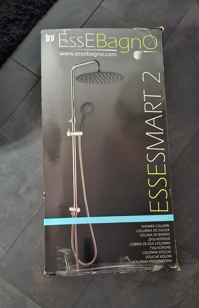 Douchekolom EsseBagno Essesmart 2 -, Doe-het-zelf en Verbouw, Sanitair, Ophalen of Verzenden, Zo goed als nieuw, Chroom, Douche
