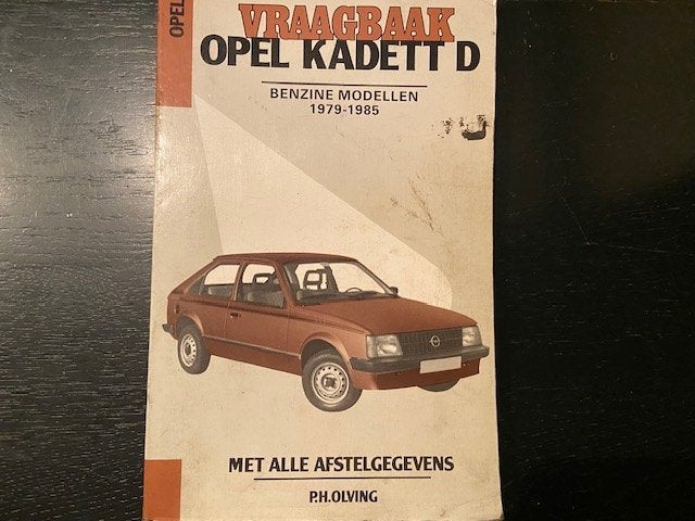P.H. Olving - vraagbaak Opel Kadett D  - 1979 - 1985, Ophalen of Verzenden