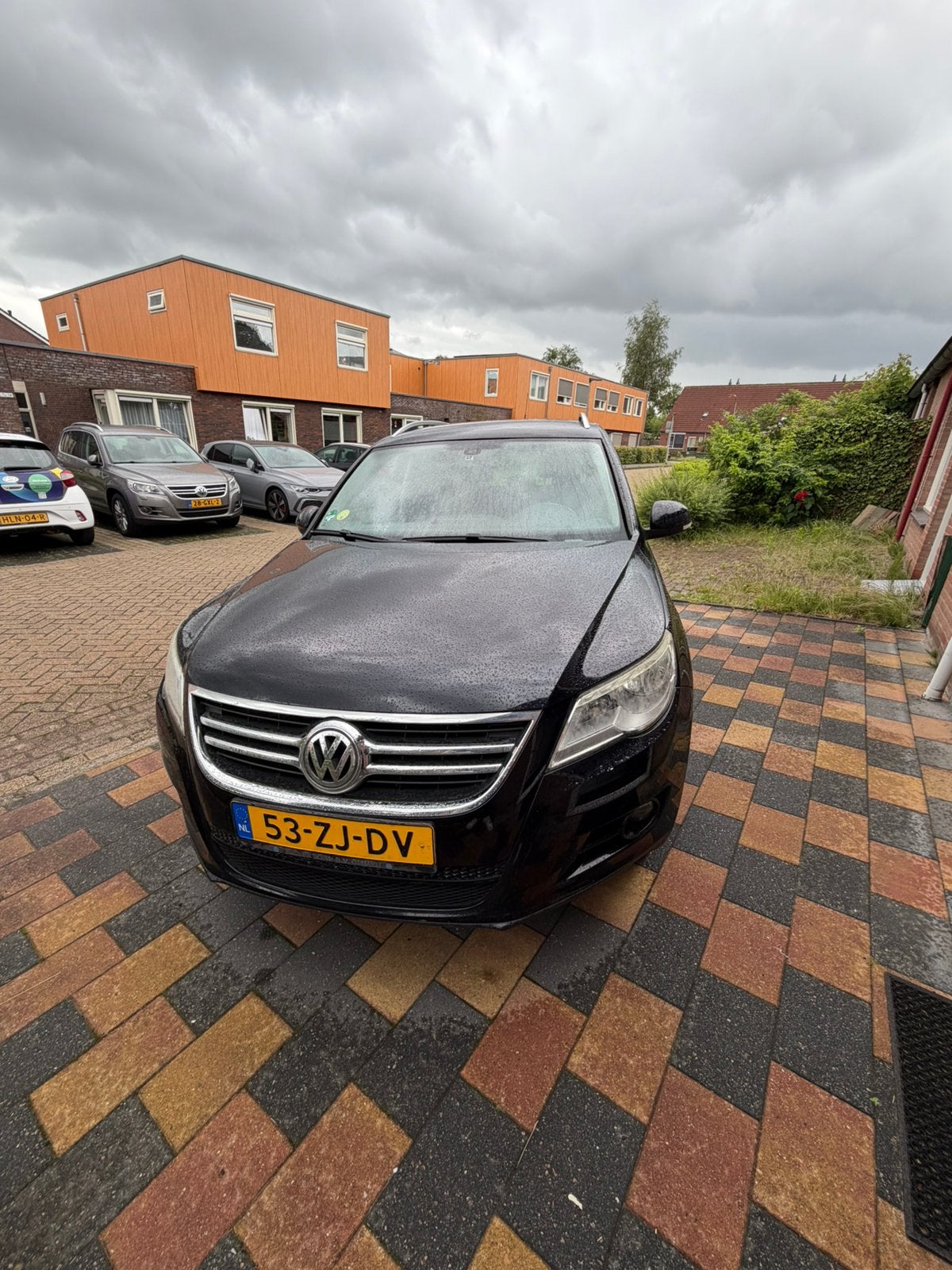 Volkswagen Tiguan 1.4 TSI 110KW 4MOTION 2008 Zwart, Auto's, 4 cilinders, 2000 kg, Zwart, Origineel Nederlands