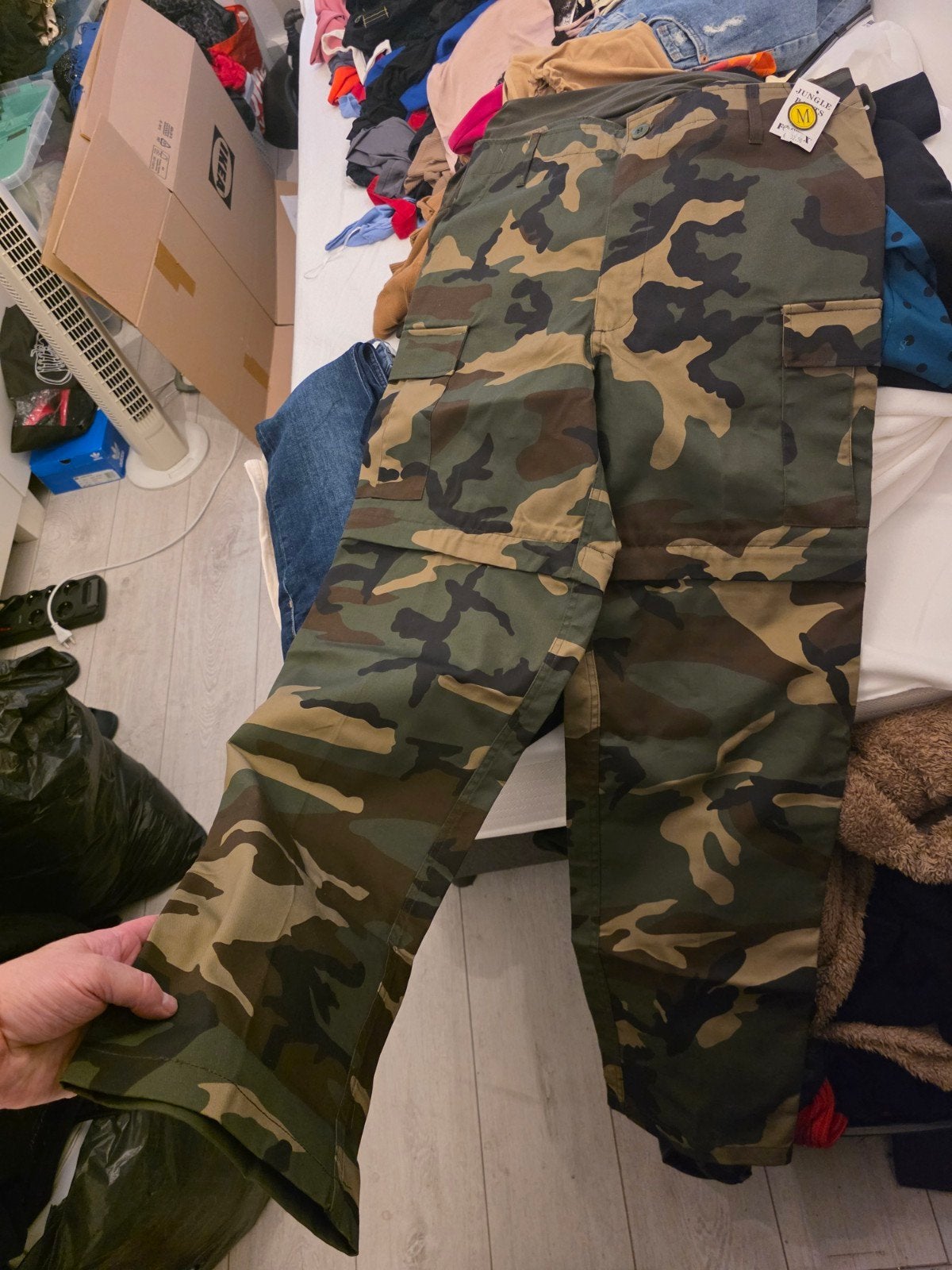Camo Jungle Broek - Maat M - Nieuw met kaartjes, Ophalen of Verzenden, Nieuw, Maat 48/50 (M), Groen