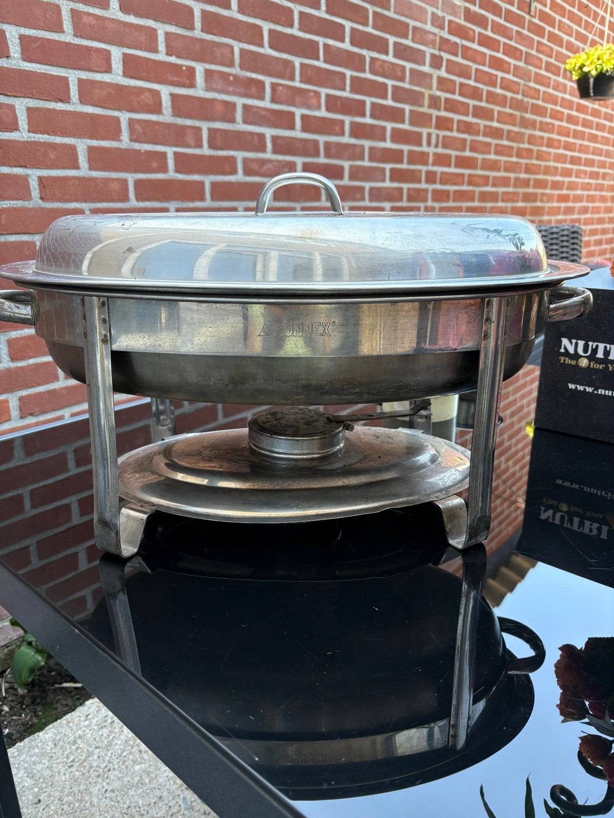 Sunnex Chafing Dish - Roestvrijstalen Warmhoudschaal, Ophalen, Zilver, Metaal, Overige merken
