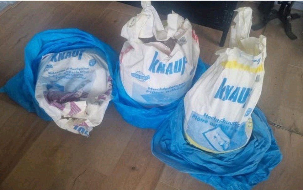 Knauf pleisterwerk gips pleisteren 3 zakken! Alles maar €5!, Ophalen, Nieuw