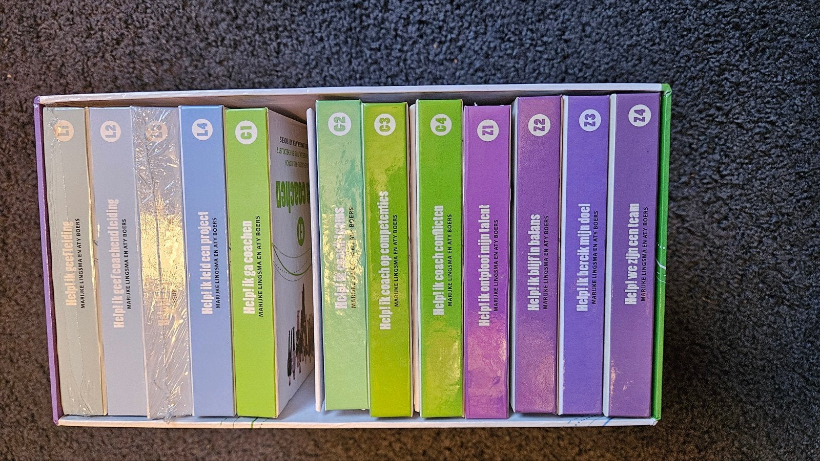 Help! Complete set, 12 boeken over leiderschap en coaching, Ophalen of Verzenden