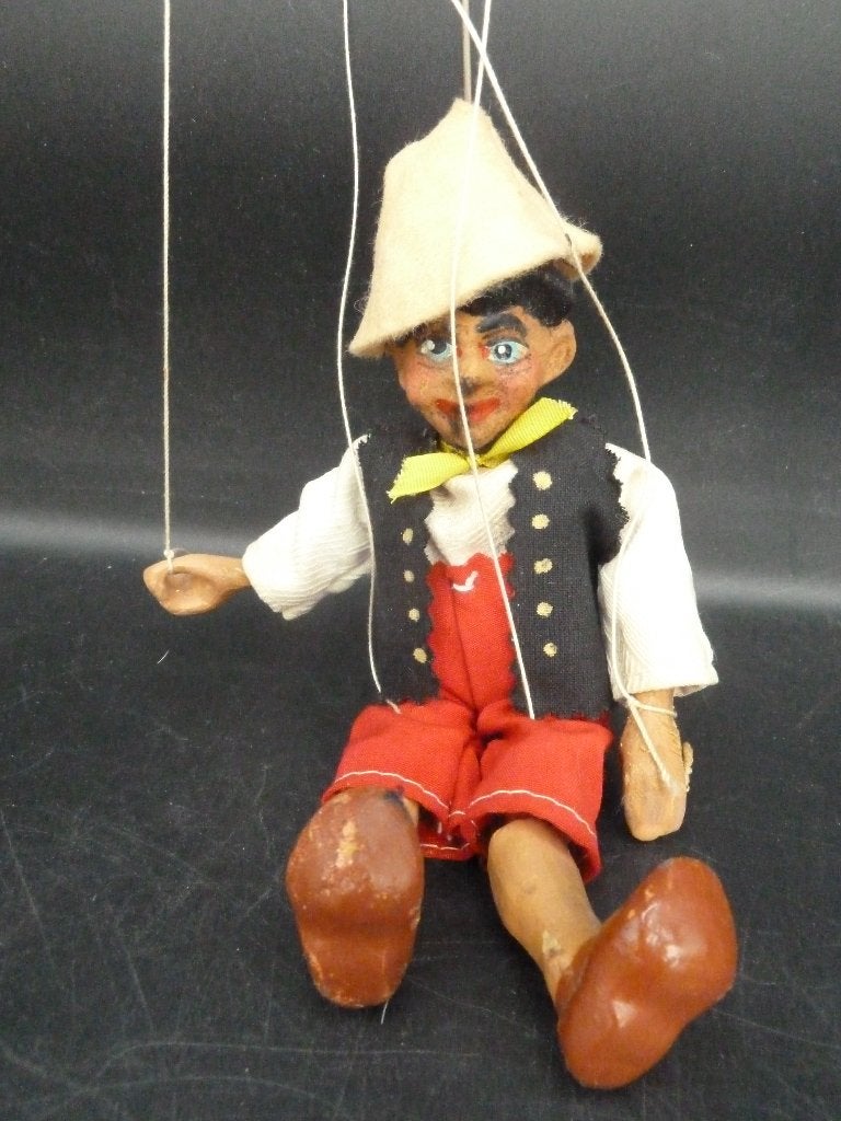 Vintage marionet Pinokkio Jas Loutky, Ophalen of Verzenden, Zo goed als nieuw