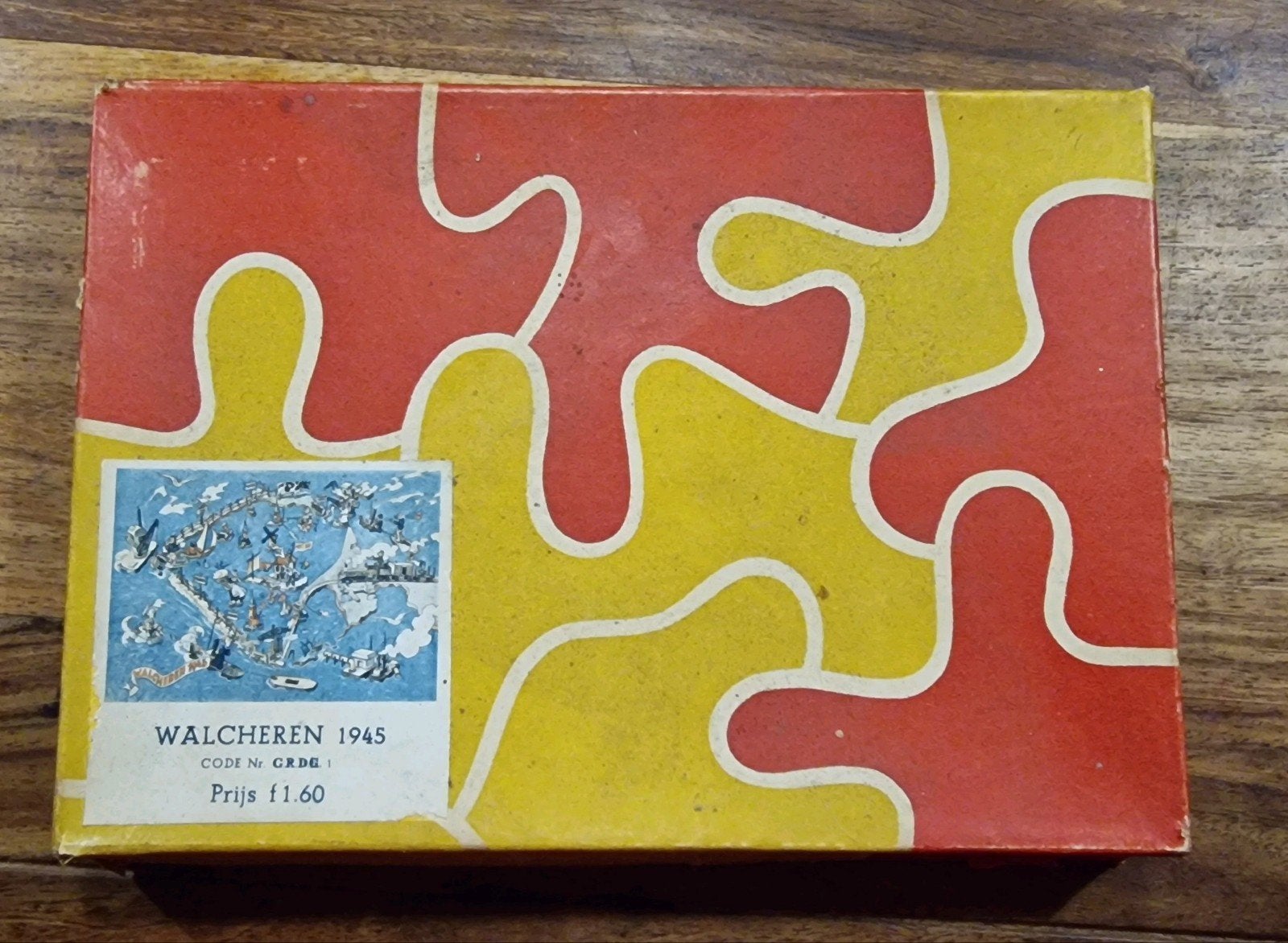 Walcheren 1945 Legpuzzel - 1x gelegd, Ophalen of Verzenden, 500 t/m 1500 stukjes, Zo goed als nieuw, Legpuzzel