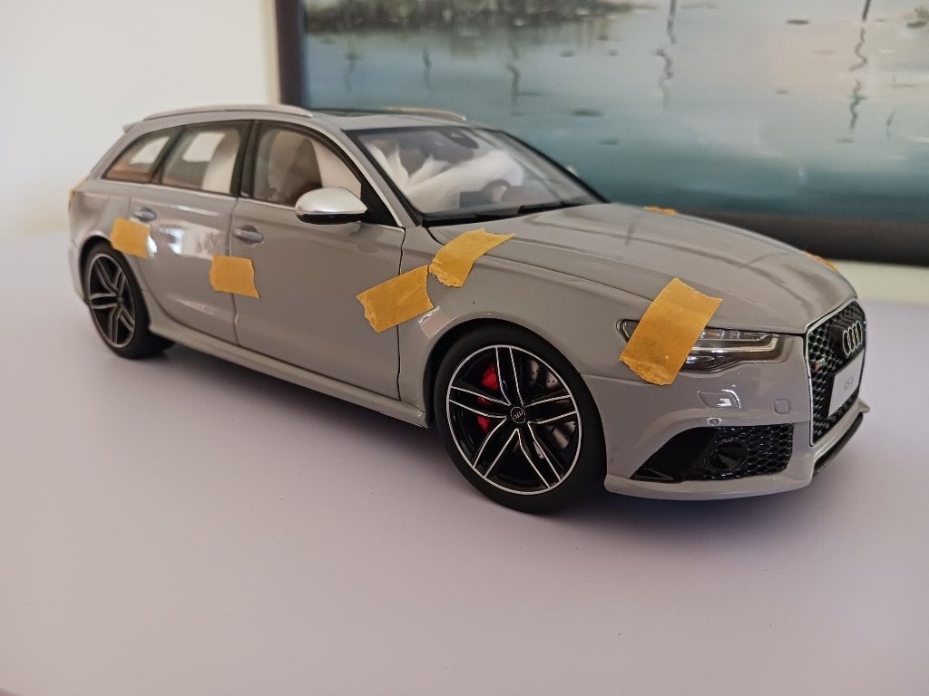 Well 1:18 Audi RS6 C7 Avant Diecast, Hobby en Vrije tijd, Modelauto's | 1:18, Verzenden, Nieuw, Auto, Overige merken