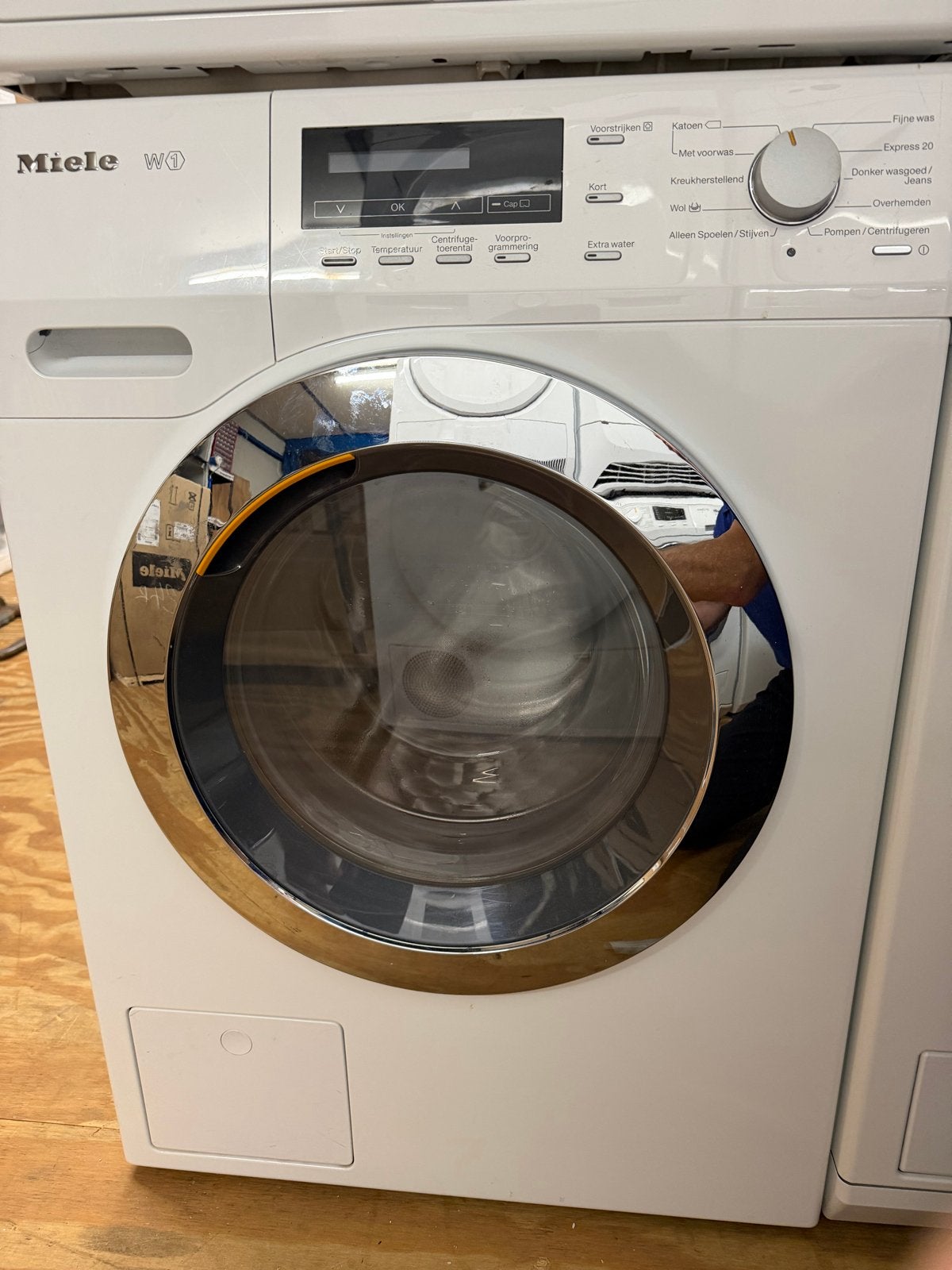 Miele WKE130 WPS W1 Wasmachine - Zo goed als nieuw, Ophalen of Verzenden, Zo goed als nieuw, 85 tot 90 cm, 1200 tot 1600 toeren