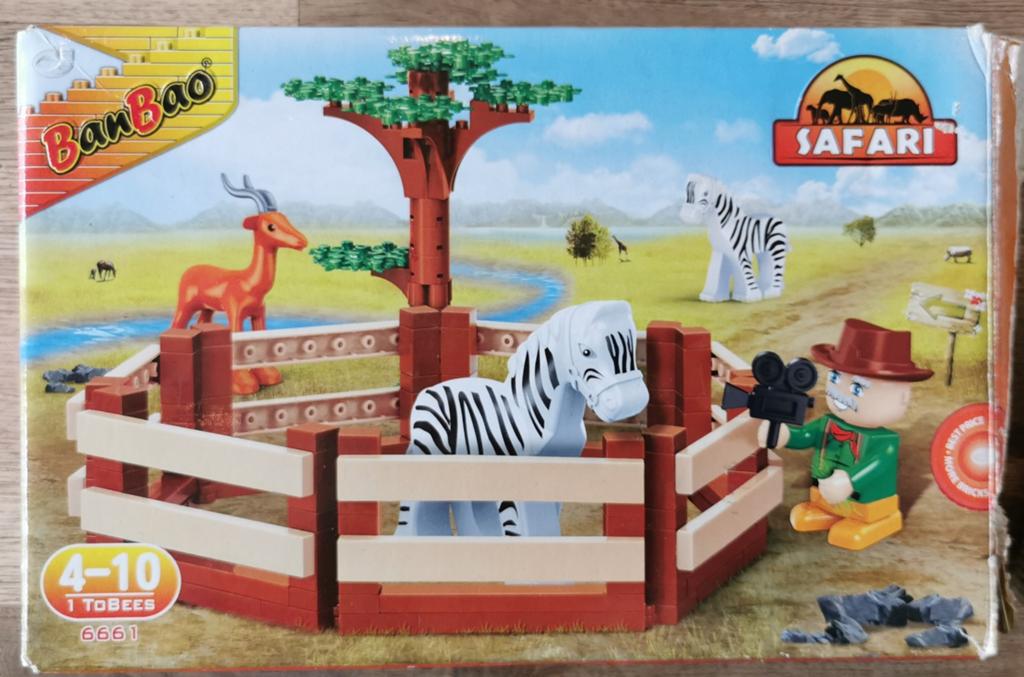 Banbao Safari Dierenterein Lego, Overige thema's, Ophalen of Verzenden, Zo goed als nieuw, Inclusief doos
