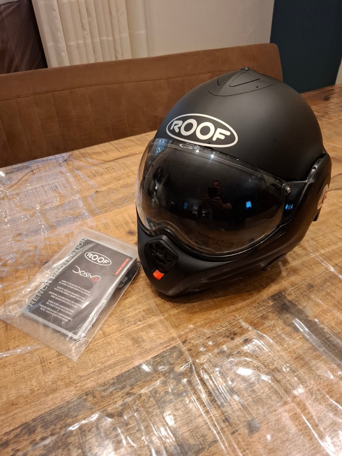 Roof Desmo motorhelm - Maat M, M, Systeemhelm, Heren, Tweedehands