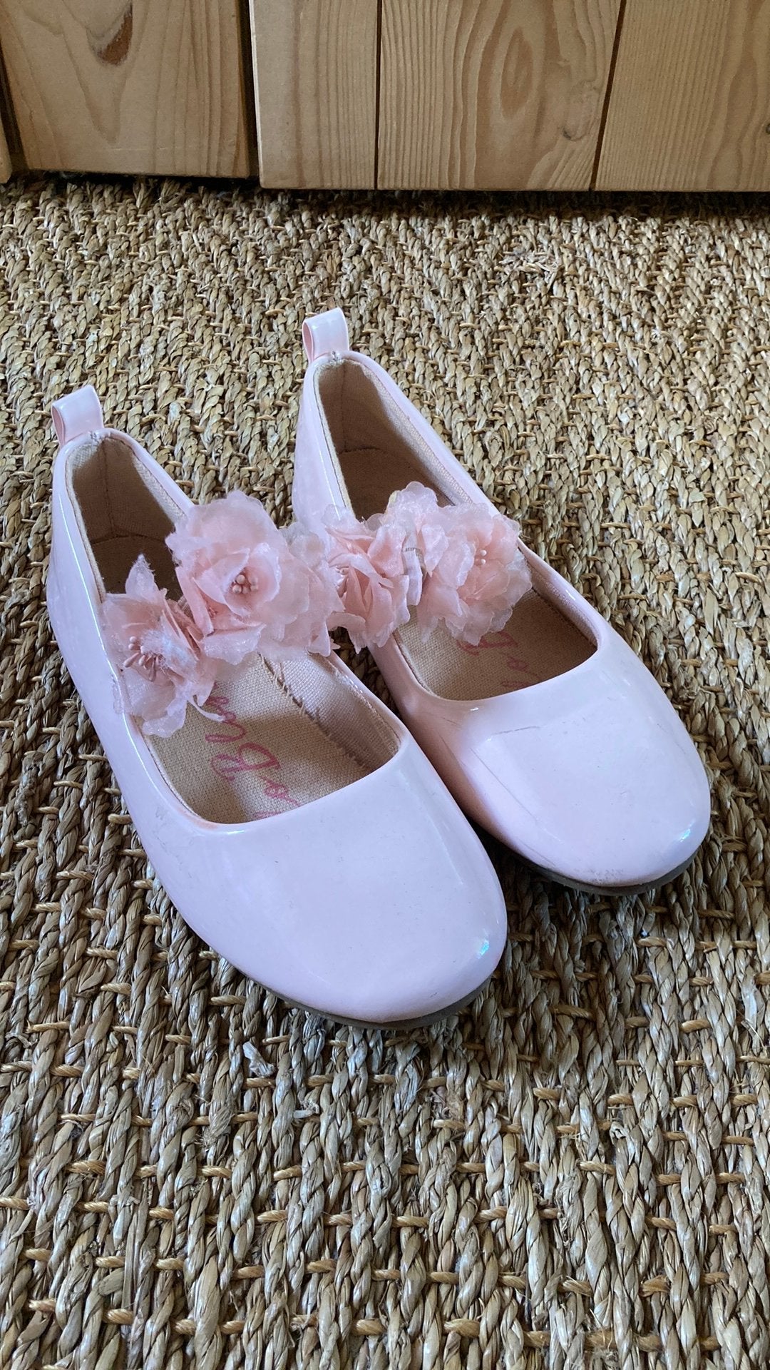 Lichtroze lak schoenen maat 32, Gebruikt, Meisje, Schoenen, Ophalen of Verzenden