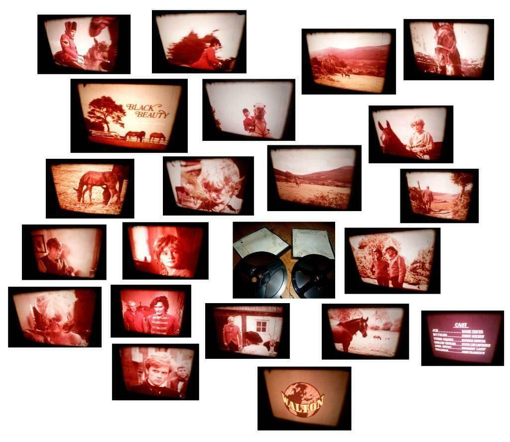 8mm film Black Beauty -1971- 2x 120mtr, Audio, Tv en Foto, Filmrollen, Ophalen of Verzenden, 8mm film