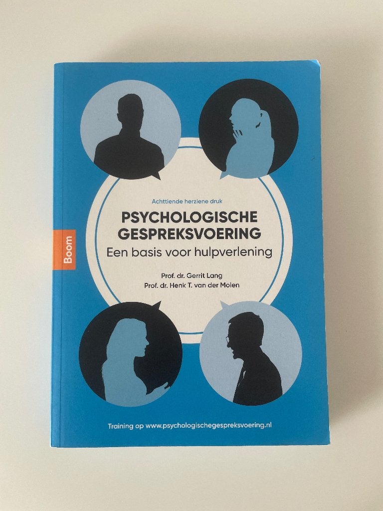 Psychologische gespreksvoering - G. Lang, H. van der Molen, Gerrit Lang, Henk van der Molen, Verzenden, Gamma, WO