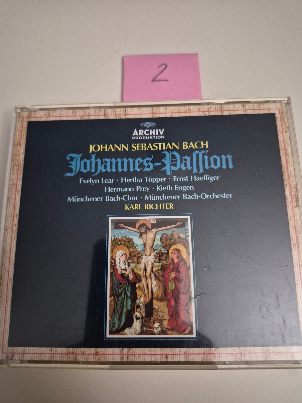 J.S. Bach - Johannes-Passion BWV 245 - Karl Richter CD, Gebruikt, Ophalen of Verzenden, Oratorium, Inclusief doosje