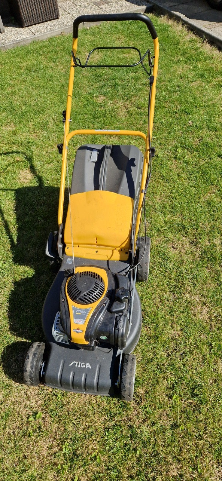 Stiga Combi 48 SB Benzine Grasmaaier, Ophalen, Cirkelmaaier, Gebruikt, Stiga