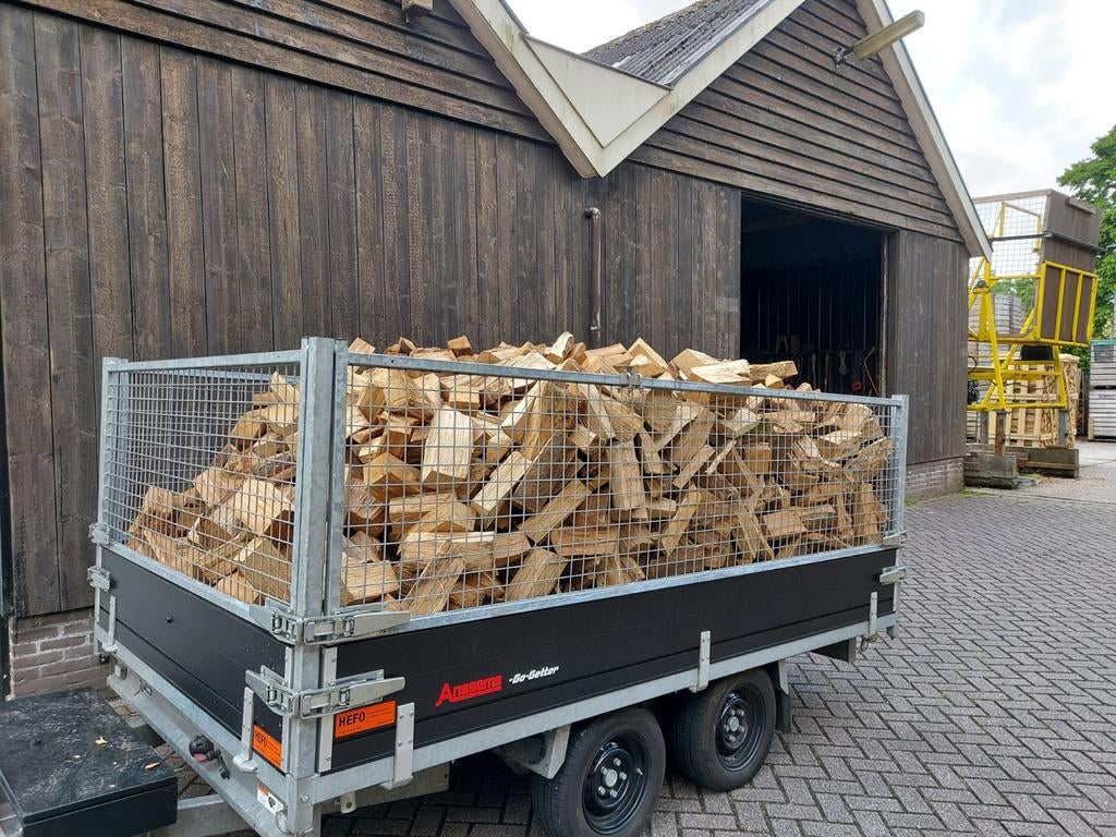 🔥ACTIE🔥Eiken haardhout, eerste klas, 25cm., Tuin en Terras, Haardhout, 6 m³ of meer, Ophalen