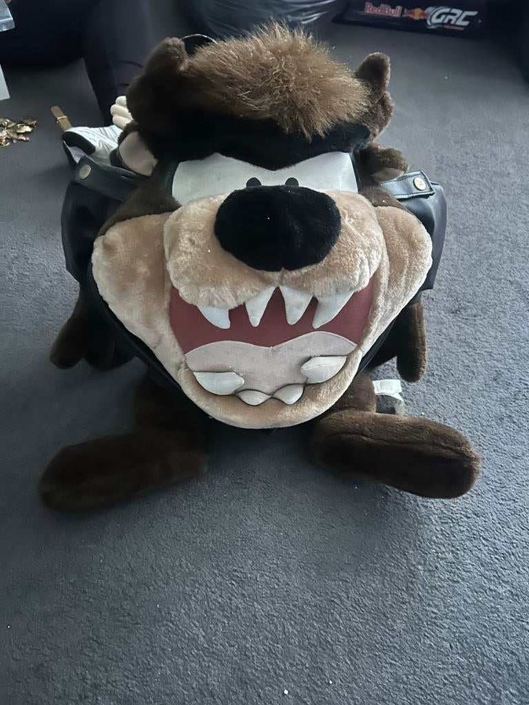 Taz de Tasmaanse Duivel knuffel - Looney Tunes, Gebruikt, Overige merken, Overige karakters, Overige typen