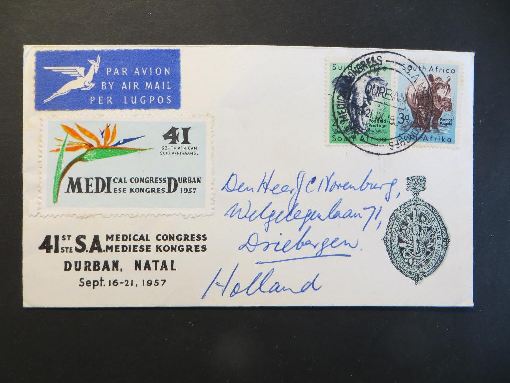 LC 012: South Africa: Durban - Driebergen (NL), Ophalen of Verzenden, Tanzania