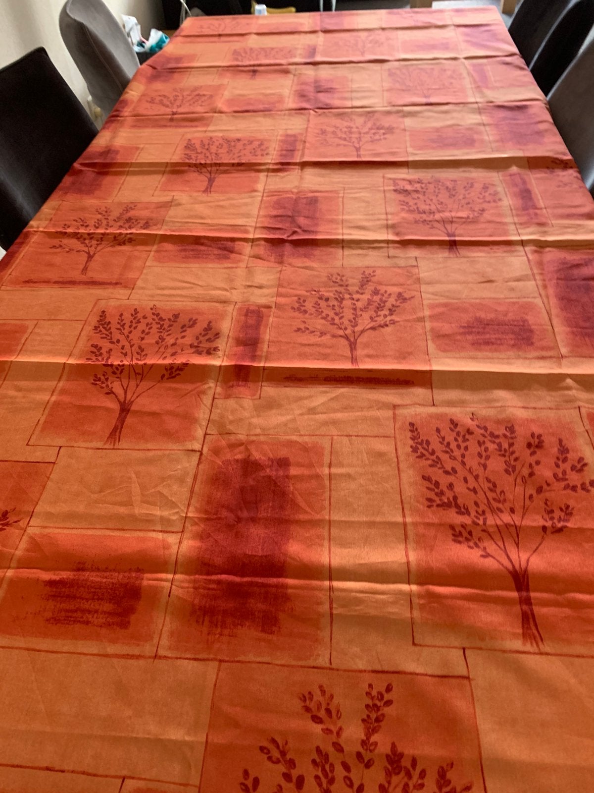 Tafelkleed oranje, Ophalen of Verzenden, Zo goed als nieuw, Rechthoek