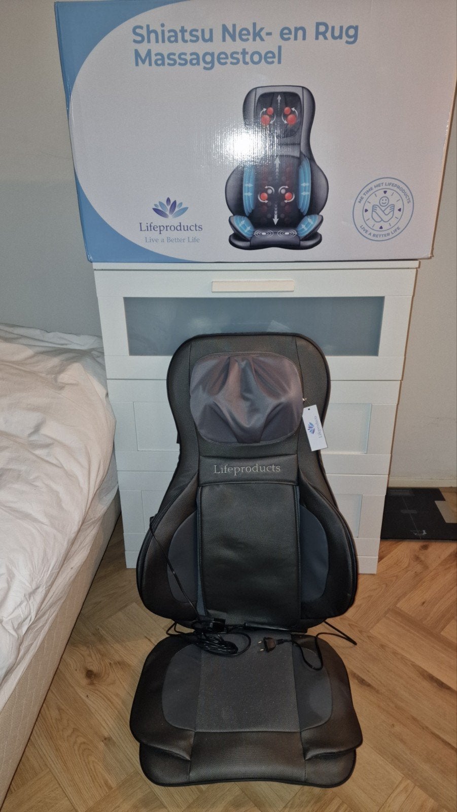 Massage stoel, Ophalen of Verzenden, Zo goed als nieuw, Massagestoel of Kussen
