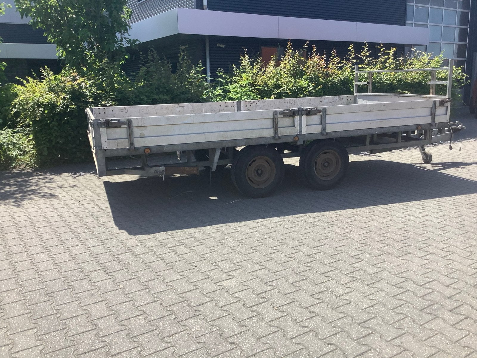 Robuuste aanhanger 3500kg / 445x205, Auto diversen, Aanhangers en Bagagewagens, Ophalen, Gebruikt
