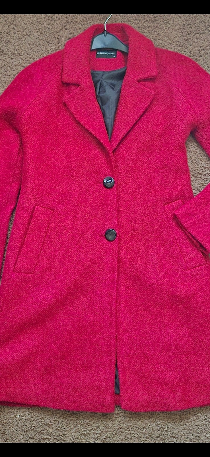 LC Waikiki Classic Rode Jas, Kleding | Dames, Jassen | Winter, LC Waikiki Classic, Zo goed als nieuw, Rood, Ophalen