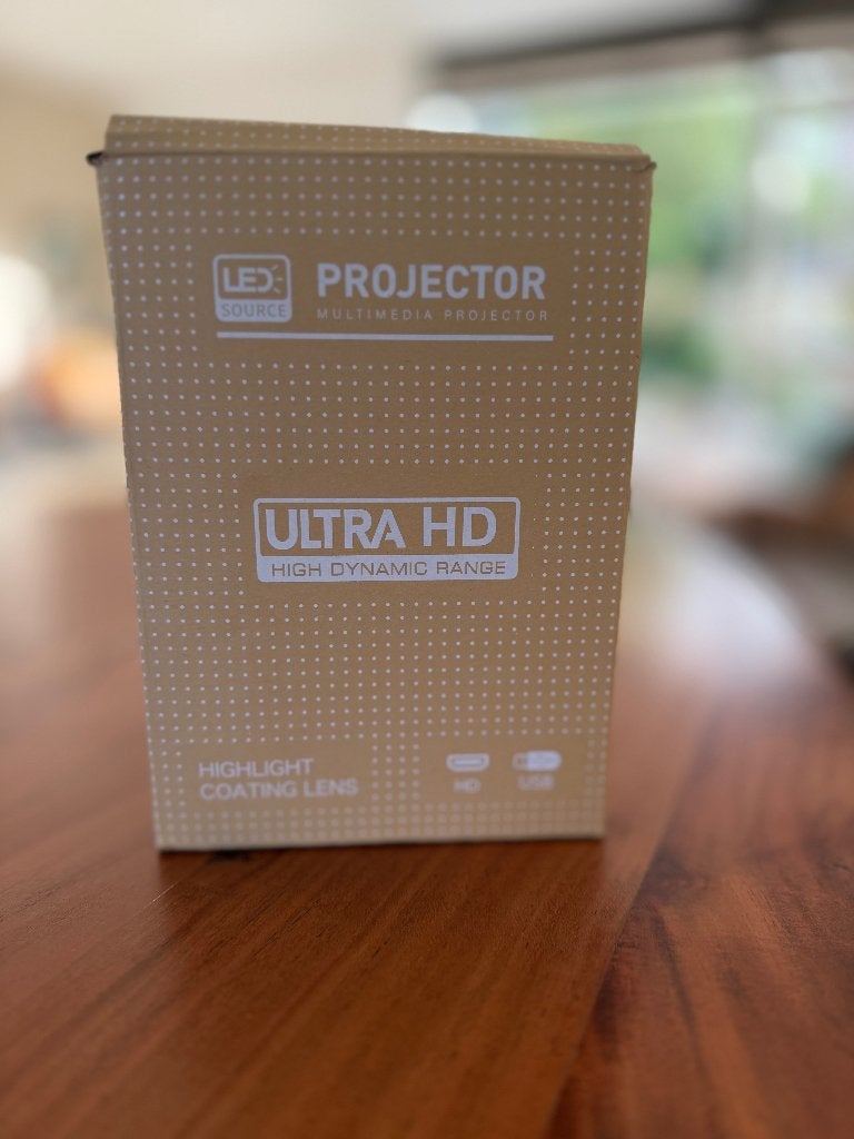 HY300 Pro mini beamer, Ophalen, HD (720), LED, Nieuw