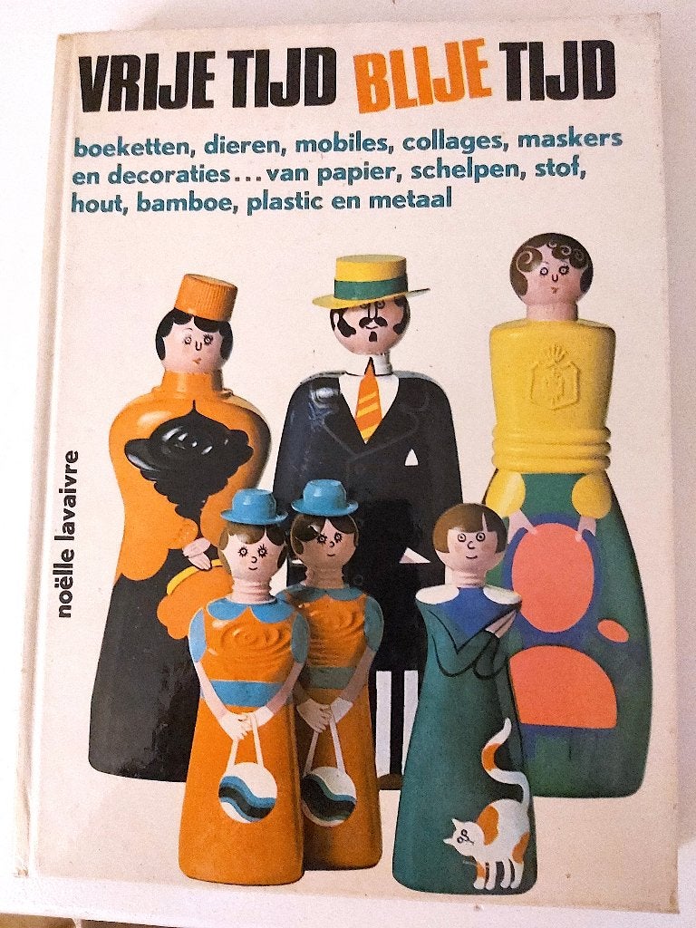 hobby: boek: 187 blz vrije tijd blije tijd - knutselen, Verzenden, Gelezen, Overige onderwerpen, Geschikt voor kinderen