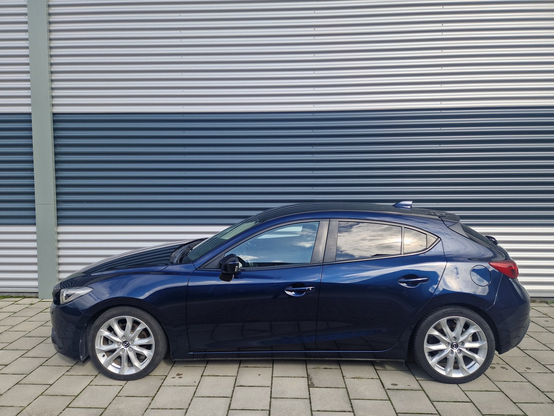 Mazda 3 2.0 GT-M , Climatronic, HeadUp display, Cruise-contr, Auto's, Voorwielaandrijving, Gebruikt, 4 cilinders, Blauw