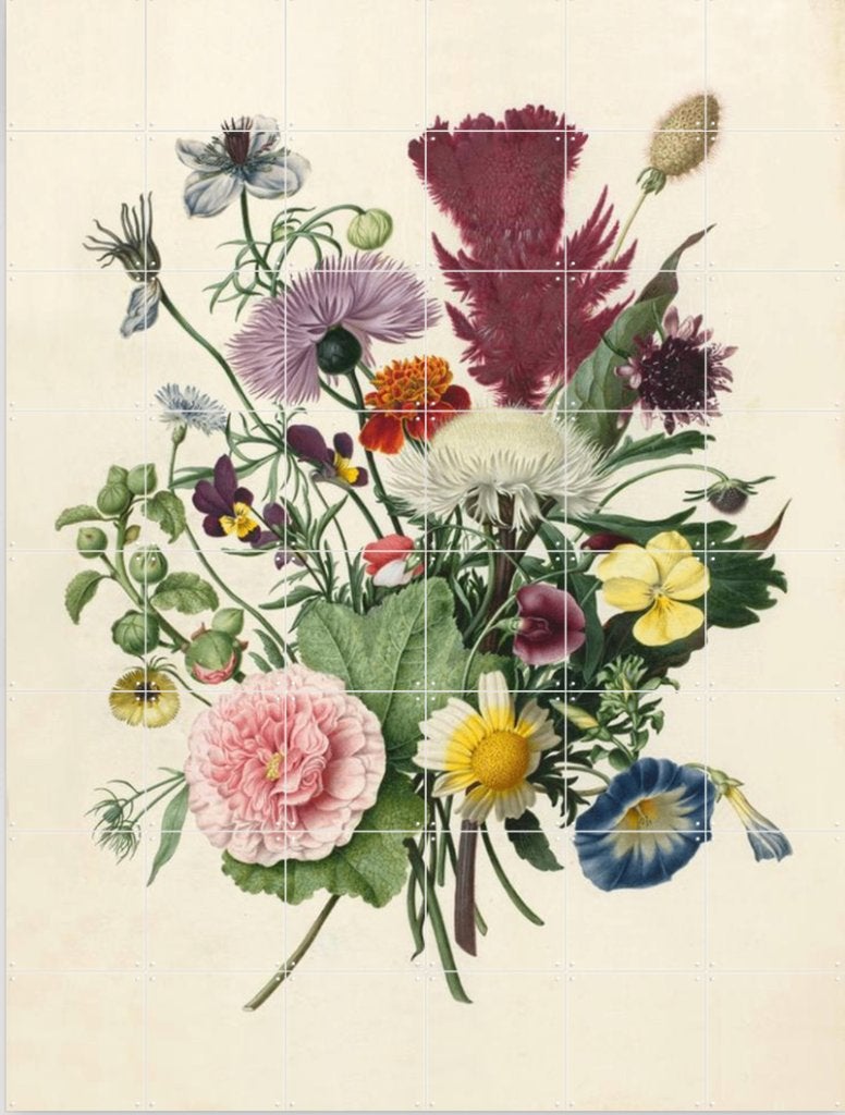 IXXI Bloemen Schilderij Rijksmuseum, Nieuw, Ophalen of Verzenden, 100 tot 125 cm, Foto of Poster