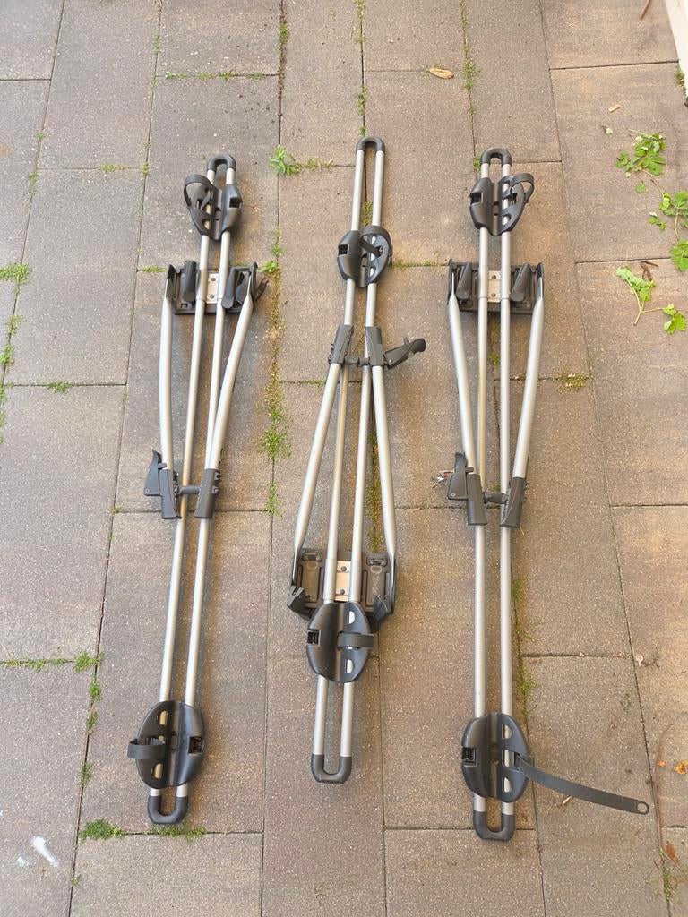 Thule fietsendragers 3x, Ophalen, 3 fietsen of meer, Gebruikt, Dakdrager