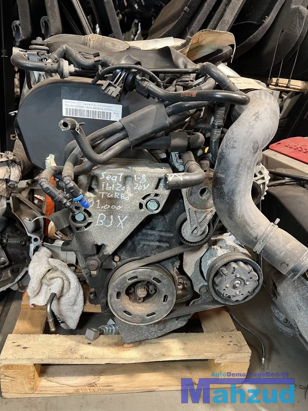 SEAT IBIZA 3 6L1 1.8 TURBO FR MOTORBLOK BJX MOTOR, Gebruikt, Autovia A-2, Km 585 585
08760  Martorell, ES, Ophalen of Verzenden