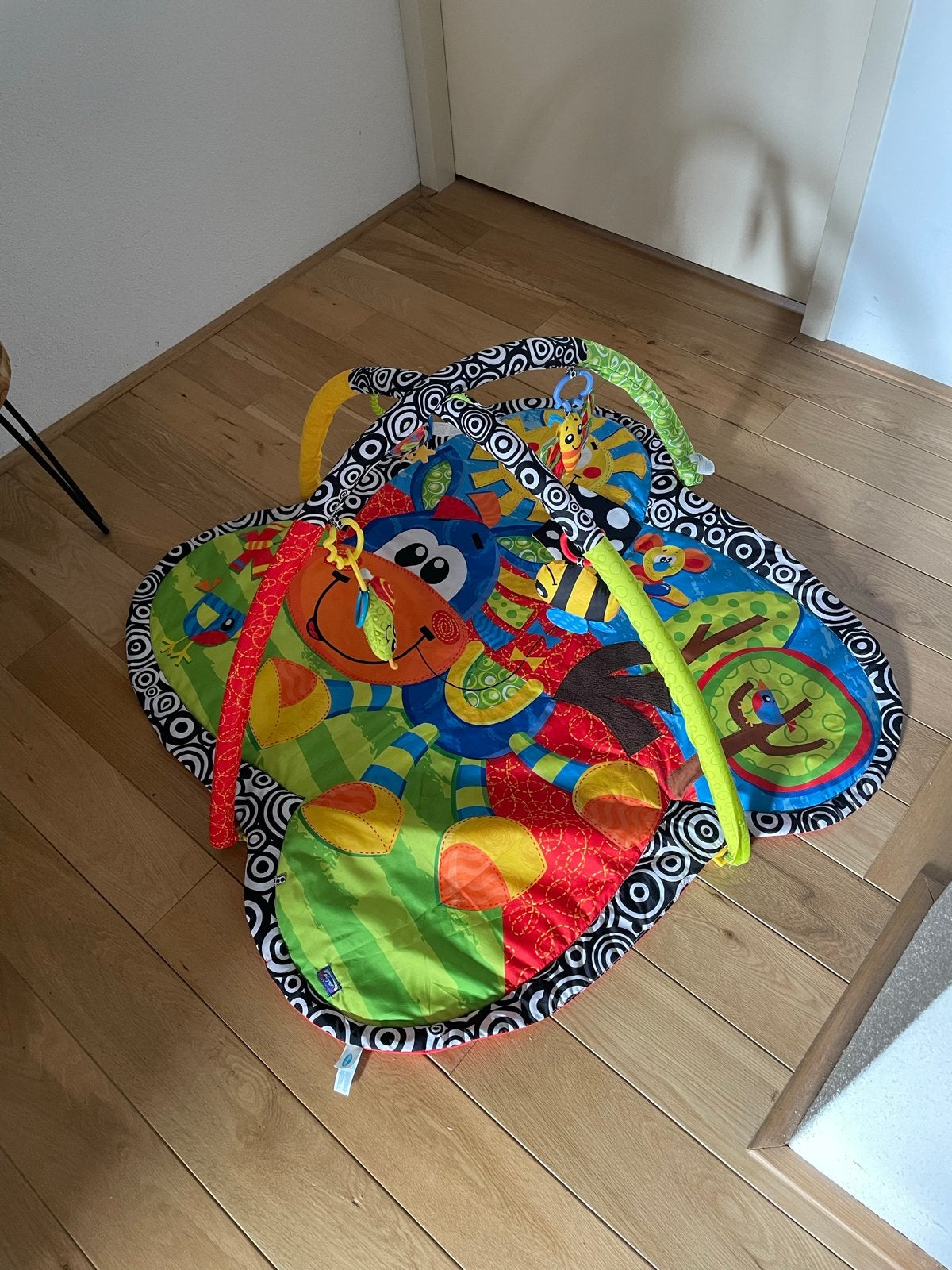 Vrolijk speelkleed met speelbogen en speeltjes, Ophalen, Gebruikt, Speelkleed