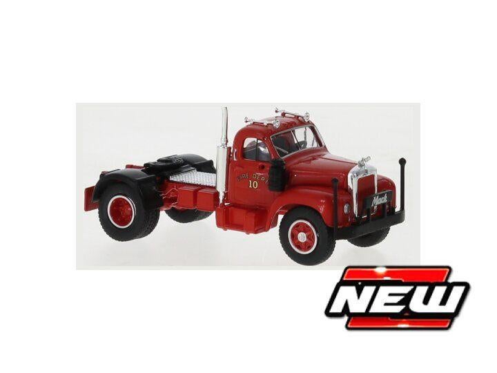 Mack B 61, rot, Fire Dept, Ophalen of Verzenden, Nieuw, Bus of Vrachtwagen, Brekina