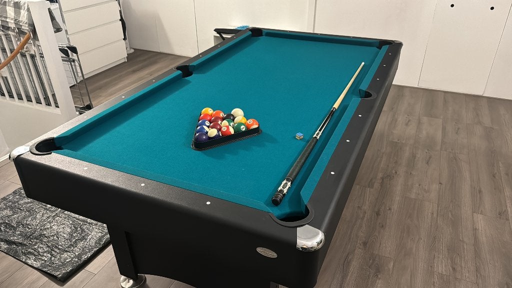 6Ft Pooltafel met ball-return systeem, Sport en Fitness, Biljarten en Poolen, Ophalen, Gebruikt, Pooltafel