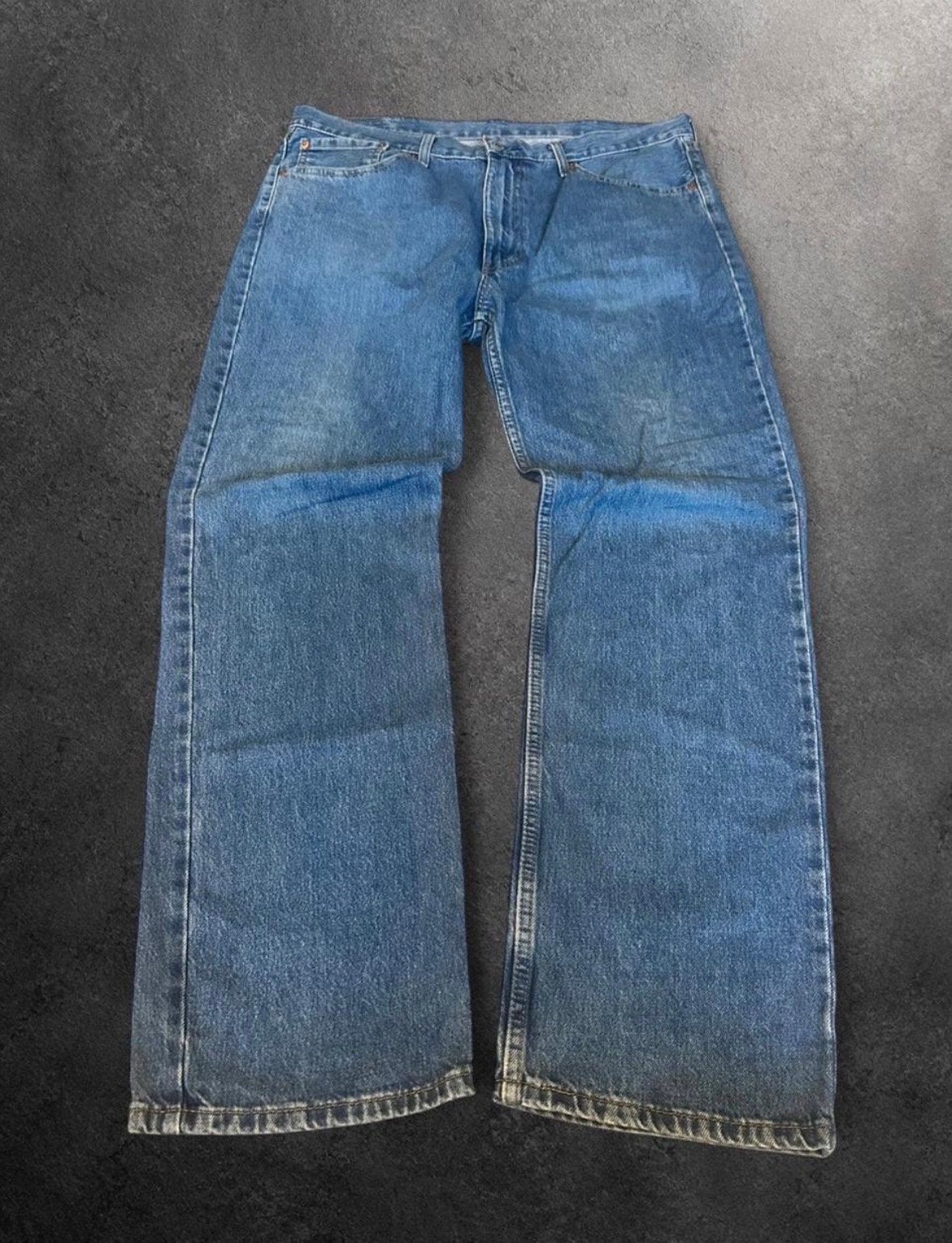 Levi's 516 Straight Fit Jeans W38 L32 - Vintage Denim, Ophalen of Verzenden, Gedragen, Blauw, W36 - W38 (confectie 52/54)