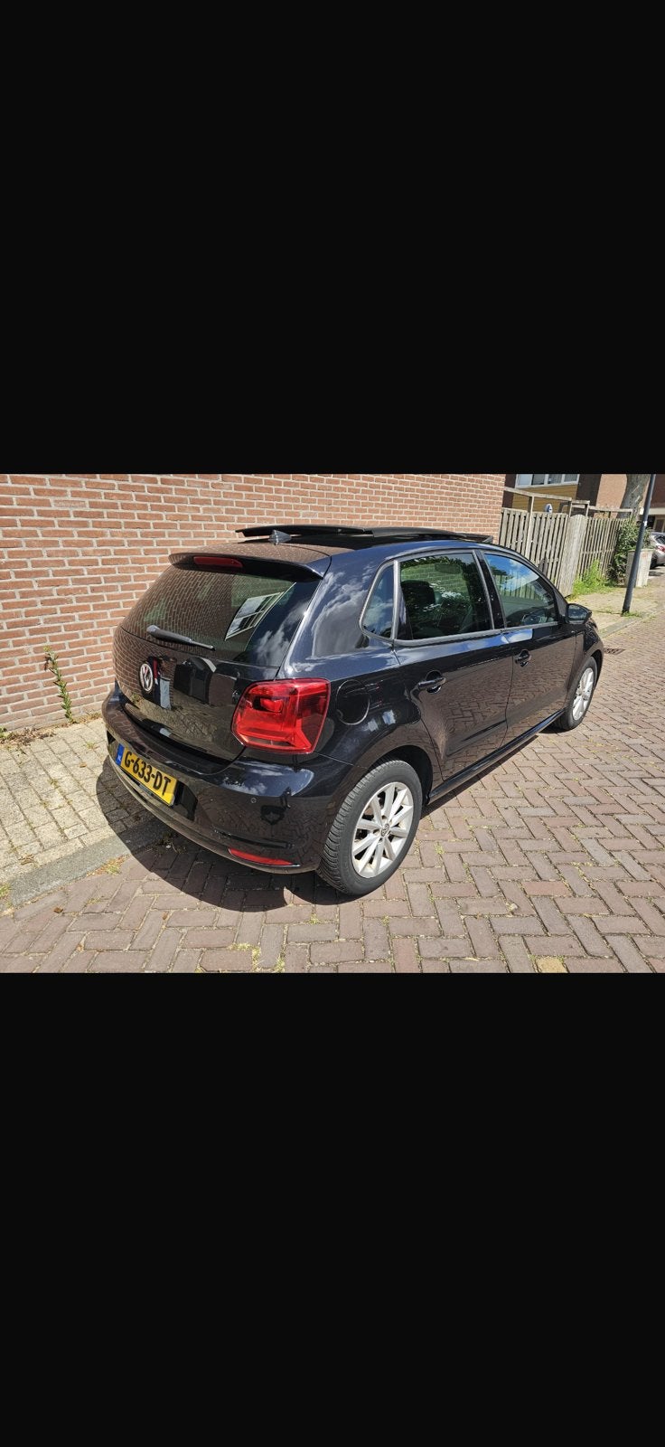 Volkswagen Polo 1.4 TDI 66KW BMT DSG 2016 Zwart, Auto's, 580 kg, Zwart, Diesel, 3 cilinders