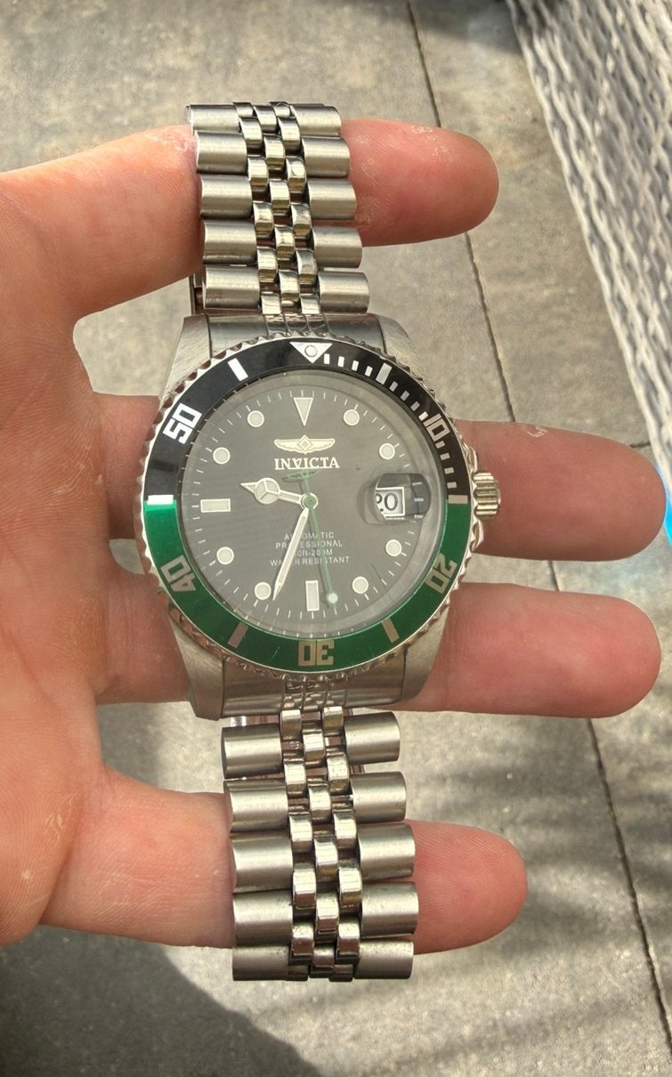 invicta diver compleet met alle toebehoren, Sieraden, Tassen en Uiterlijk, Horloges | Dames, Ophalen of Verzenden, Zo goed als nieuw