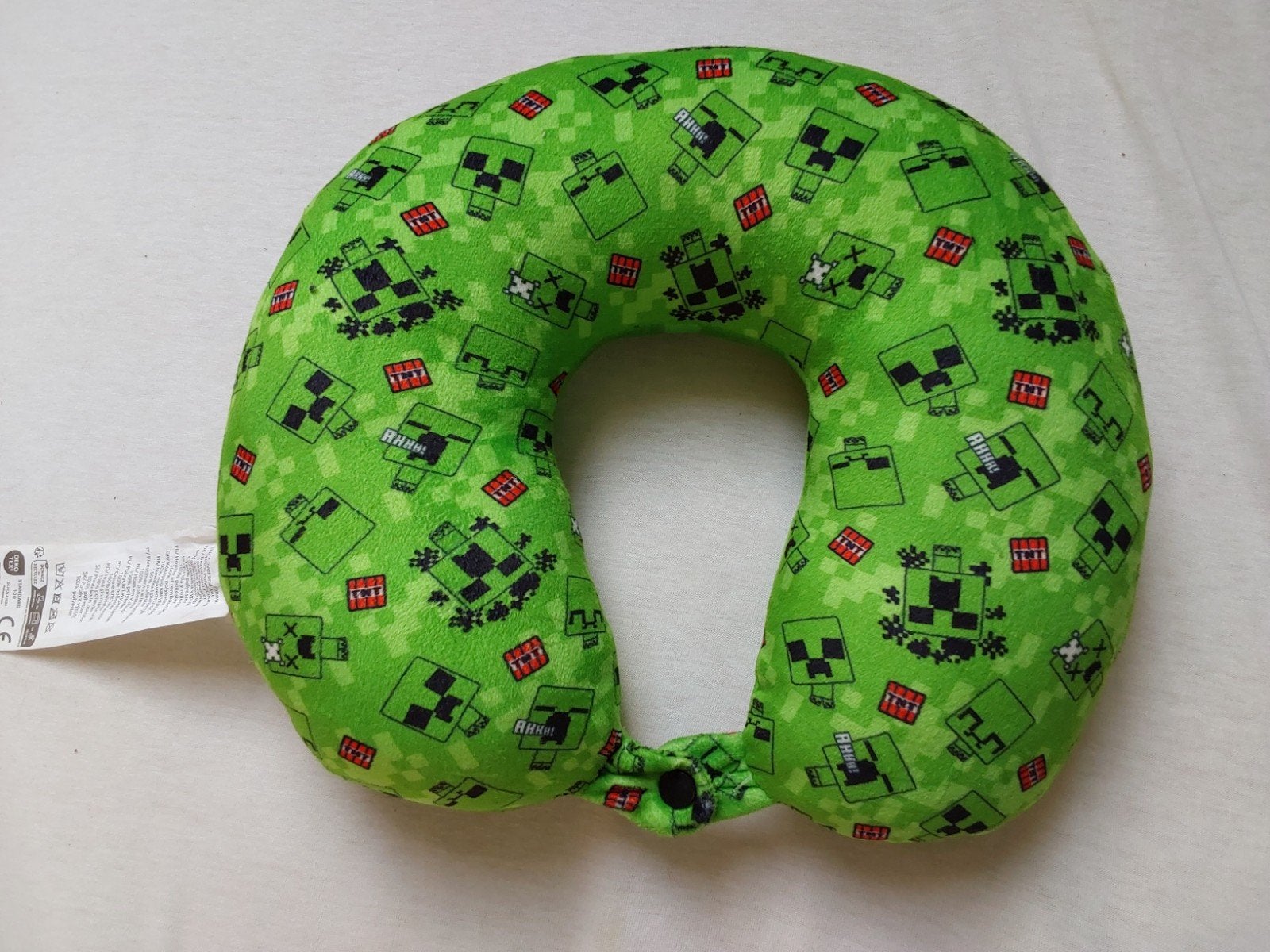 Minecraft Nekverwarmer/Nekkussen - Ideaal voor Reizen, Ophalen of Verzenden, Zo goed als nieuw, Jongen