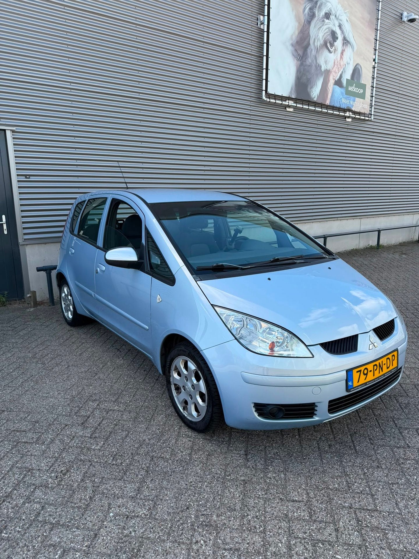 Mitsubishi Colt / Nwe Apk / Airco / Plus Pakket, Auto's, Gebruikt, 31 €/maand, Blauw, Colt