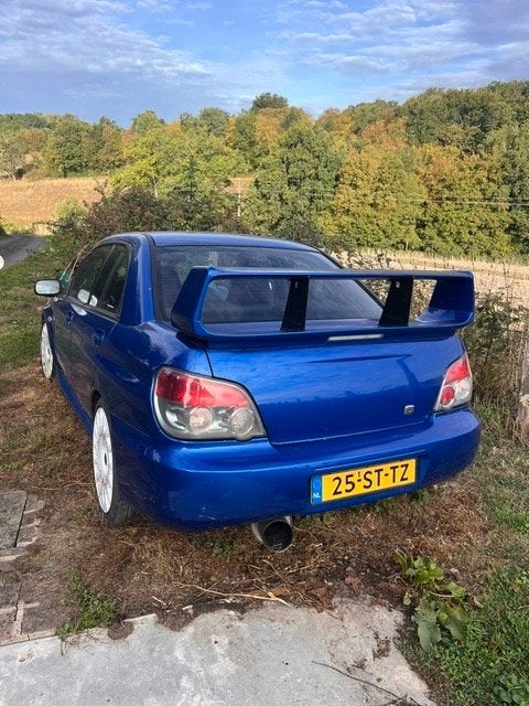 Schadeauto Subaru Impreza WRX 2007 - Onderdelen/Opknapper, Ophalen, Blauw, Benzine, Subaru