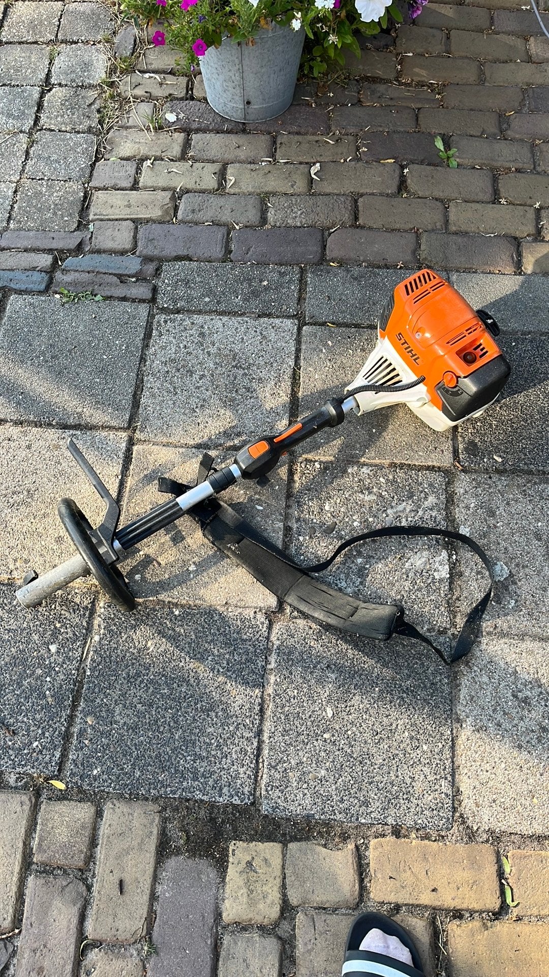 Stihl KM 131R bosmaaier, Ophalen, Zo goed als nieuw, Benzine