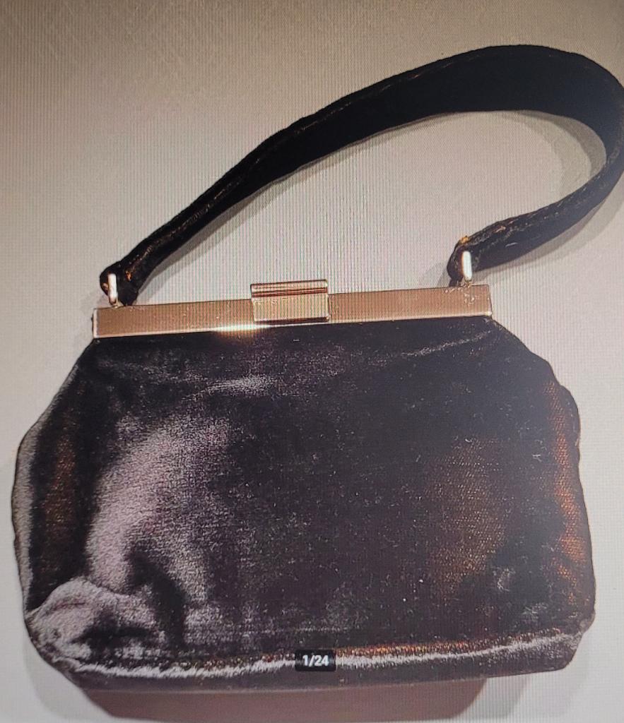 'Furla Vintage 1997/'98 clutch mini/ gala handtas, Ophalen of Verzenden, Zo goed als nieuw, Zwart, Overige merken